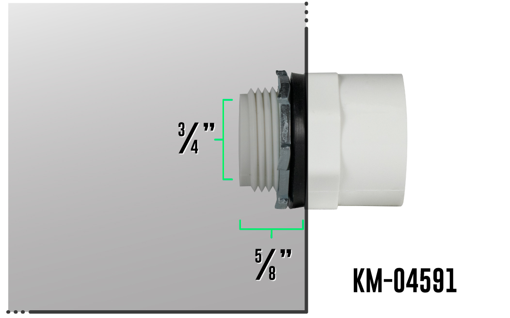 3/4” Drain Coupling